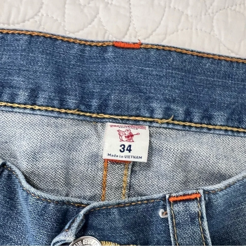 True Religion Jeans Men 34 X 31 Bootcut Medium Wash Y2K CL